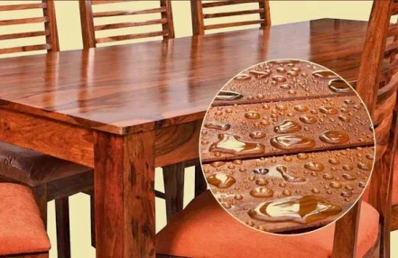 Beewax Makes the furniture waterproof