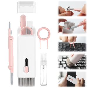 7 in 1 Keyboard and Phone Cleaner | Pink Color Cleaning Kit by ShopOye
